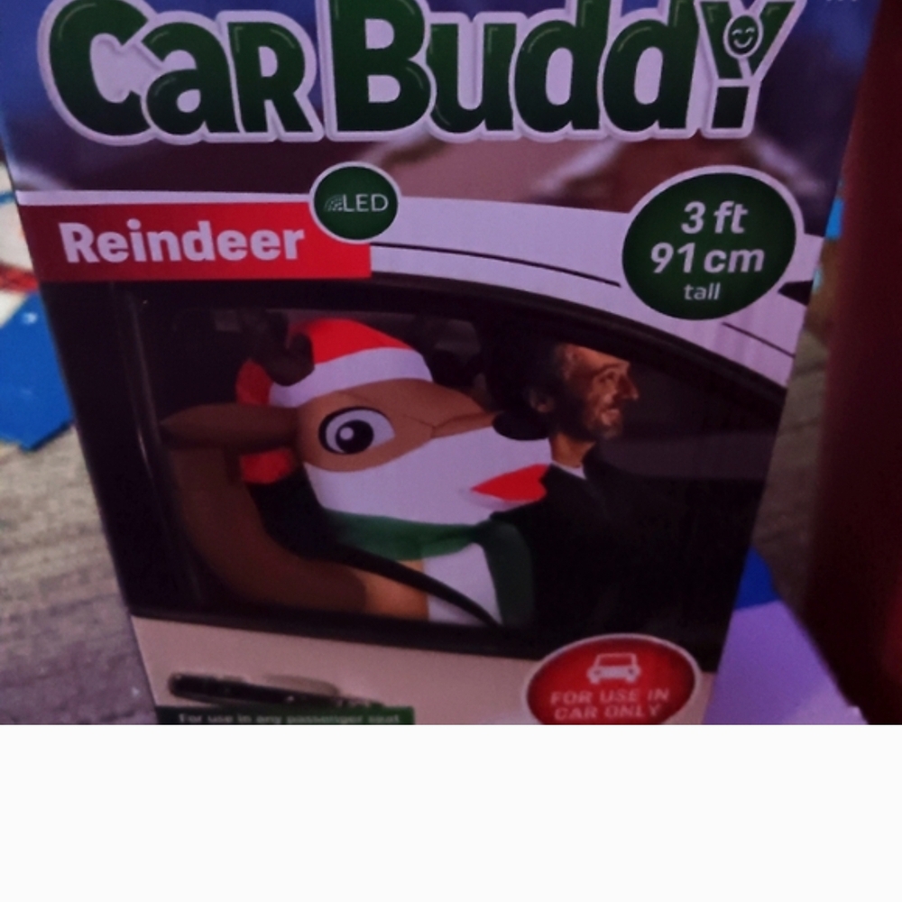 Reindeer Car Buddy with LED